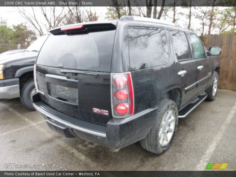 Onyx Black / Ebony 2008 GMC Yukon Denali AWD