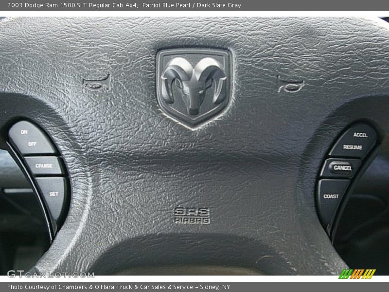 Patriot Blue Pearl / Dark Slate Gray 2003 Dodge Ram 1500 SLT Regular Cab 4x4