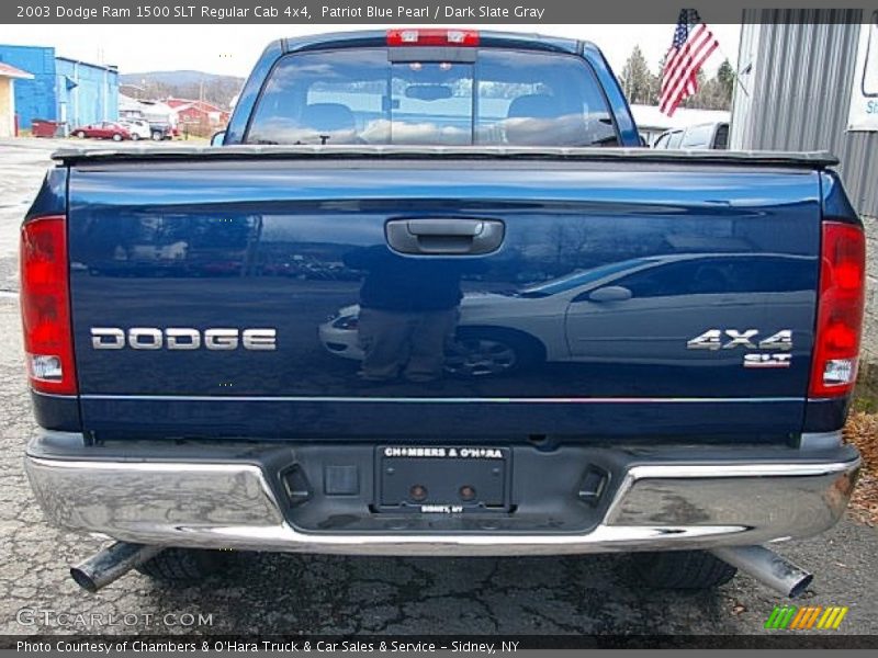 Patriot Blue Pearl / Dark Slate Gray 2003 Dodge Ram 1500 SLT Regular Cab 4x4
