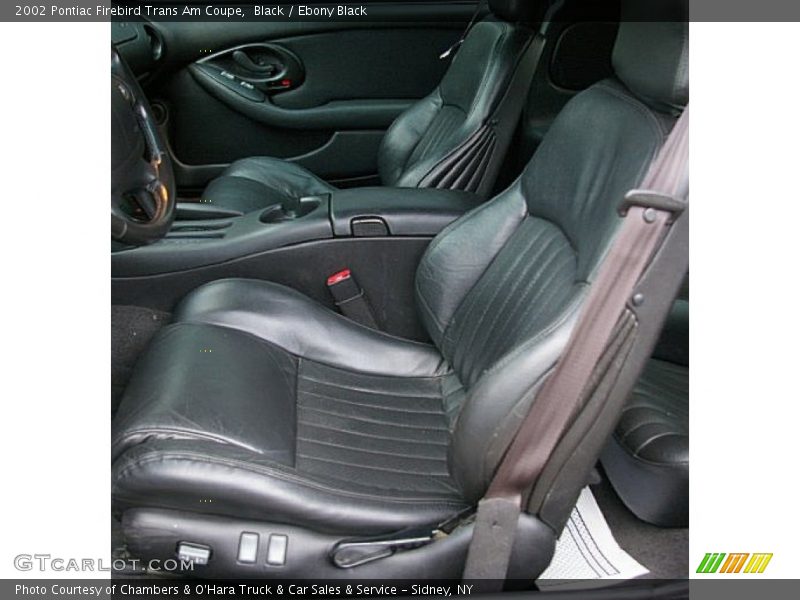 Black / Ebony Black 2002 Pontiac Firebird Trans Am Coupe