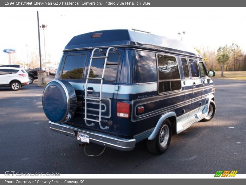  1994 Chevy Van G20 Passenger Conversion Indigo Blue Metallic