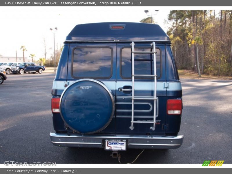 Indigo Blue Metallic / Blue 1994 Chevrolet Chevy Van G20 Passenger Conversion