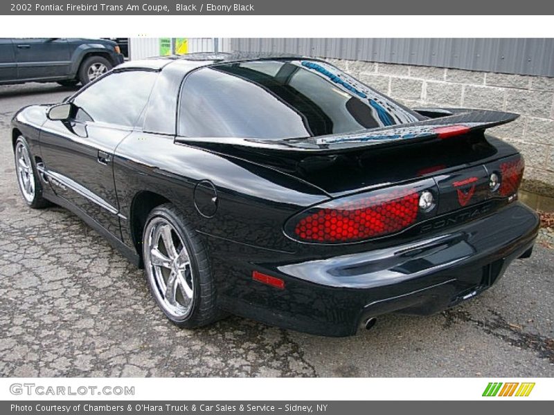 Black / Ebony Black 2002 Pontiac Firebird Trans Am Coupe