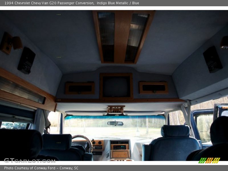 Indigo Blue Metallic / Blue 1994 Chevrolet Chevy Van G20 Passenger Conversion