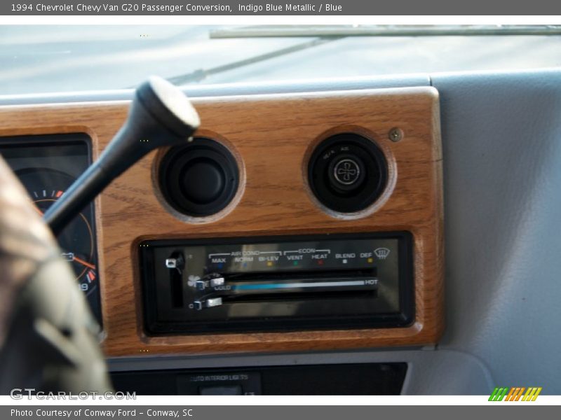 Controls of 1994 Chevy Van G20 Passenger Conversion