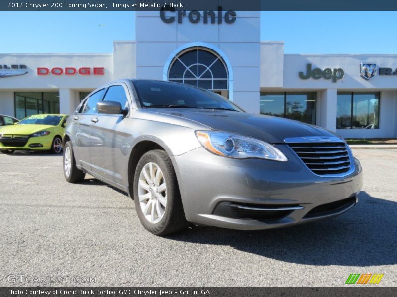 Tungsten Metallic / Black 2012 Chrysler 200 Touring Sedan