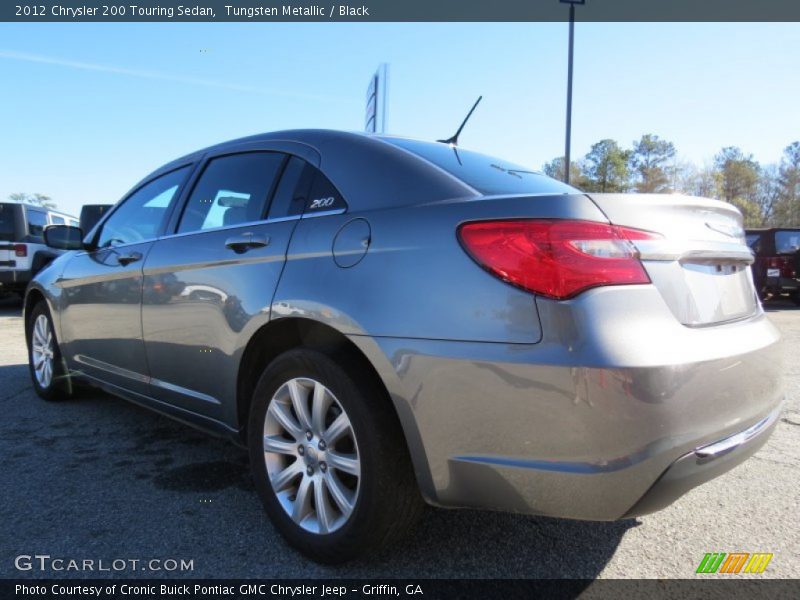 Tungsten Metallic / Black 2012 Chrysler 200 Touring Sedan