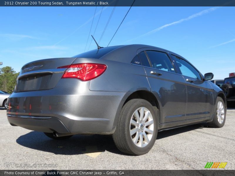 Tungsten Metallic / Black 2012 Chrysler 200 Touring Sedan