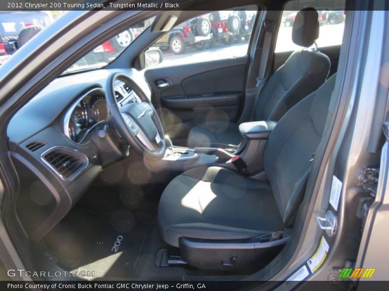 Tungsten Metallic / Black 2012 Chrysler 200 Touring Sedan