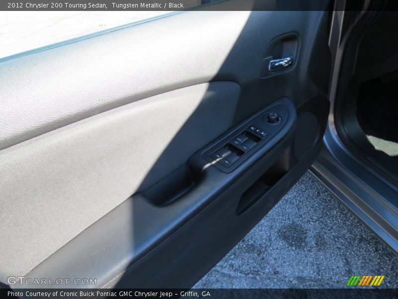 Tungsten Metallic / Black 2012 Chrysler 200 Touring Sedan