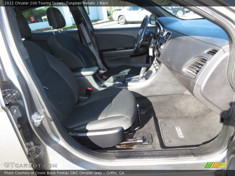 Tungsten Metallic / Black 2012 Chrysler 200 Touring Sedan