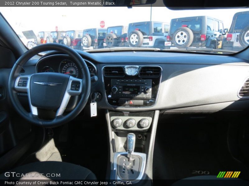 Tungsten Metallic / Black 2012 Chrysler 200 Touring Sedan