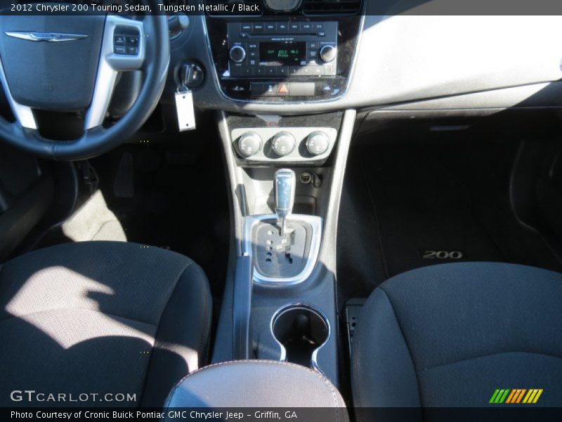 Tungsten Metallic / Black 2012 Chrysler 200 Touring Sedan