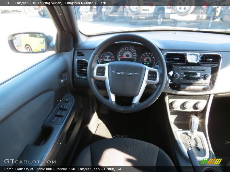 Tungsten Metallic / Black 2012 Chrysler 200 Touring Sedan