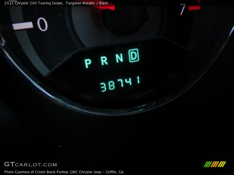 Tungsten Metallic / Black 2012 Chrysler 200 Touring Sedan