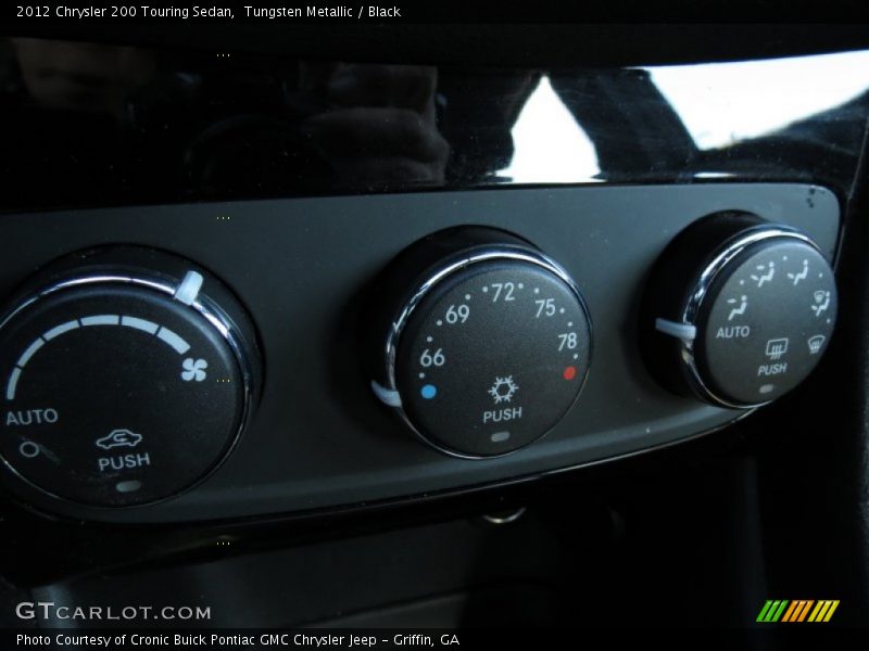 Tungsten Metallic / Black 2012 Chrysler 200 Touring Sedan