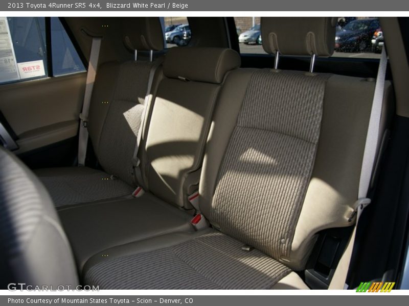 Blizzard White Pearl / Beige 2013 Toyota 4Runner SR5 4x4