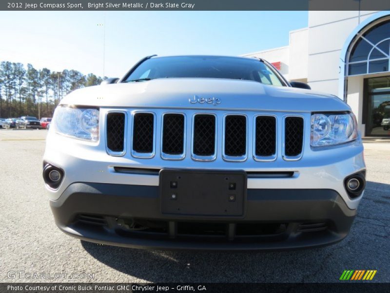 Bright Silver Metallic / Dark Slate Gray 2012 Jeep Compass Sport