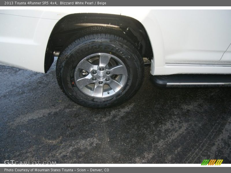 Blizzard White Pearl / Beige 2013 Toyota 4Runner SR5 4x4