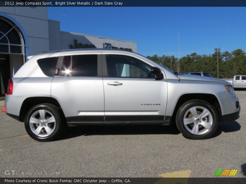 Bright Silver Metallic / Dark Slate Gray 2012 Jeep Compass Sport