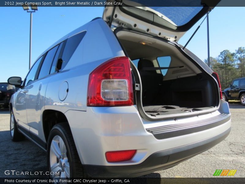 Bright Silver Metallic / Dark Slate Gray 2012 Jeep Compass Sport
