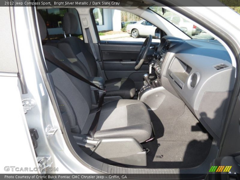 Bright Silver Metallic / Dark Slate Gray 2012 Jeep Compass Sport