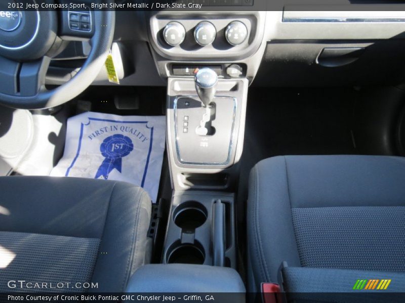 Bright Silver Metallic / Dark Slate Gray 2012 Jeep Compass Sport