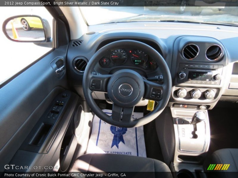 Bright Silver Metallic / Dark Slate Gray 2012 Jeep Compass Sport