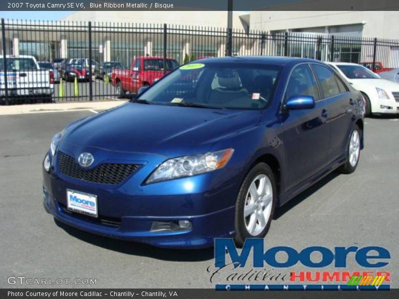 Blue Ribbon Metallic / Bisque 2007 Toyota Camry SE V6