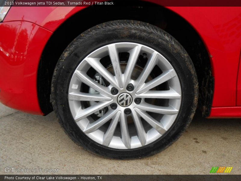 Tornado Red / Titan Black 2013 Volkswagen Jetta TDI Sedan