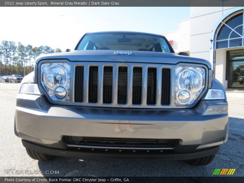 Mineral Gray Metallic / Dark Slate Gray 2012 Jeep Liberty Sport