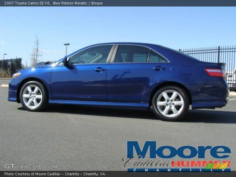 Blue Ribbon Metallic / Bisque 2007 Toyota Camry SE V6