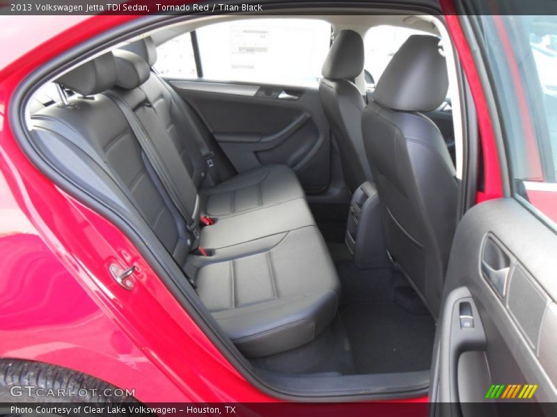 Tornado Red / Titan Black 2013 Volkswagen Jetta TDI Sedan
