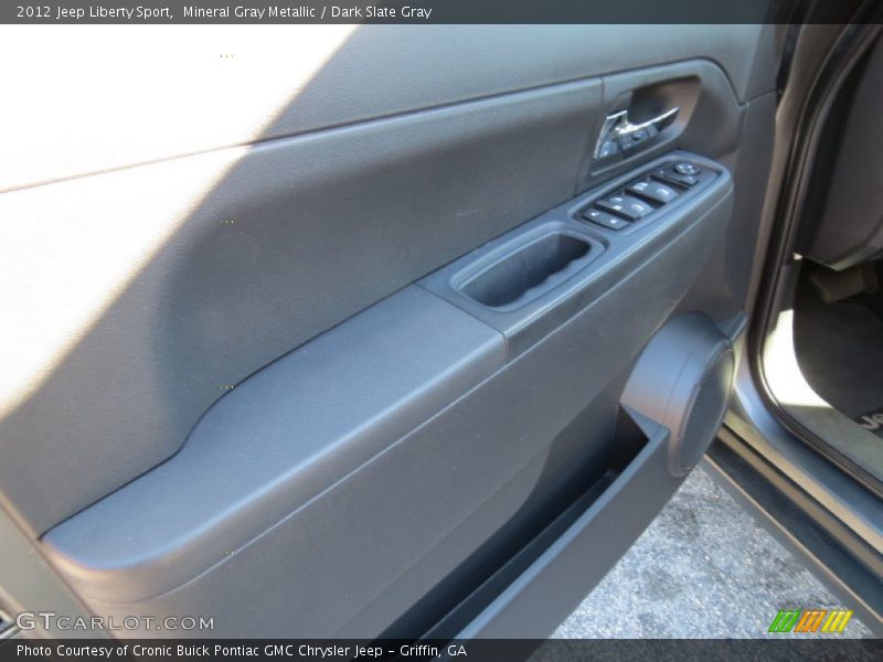 Mineral Gray Metallic / Dark Slate Gray 2012 Jeep Liberty Sport