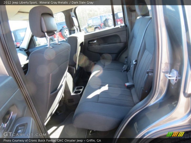 Mineral Gray Metallic / Dark Slate Gray 2012 Jeep Liberty Sport