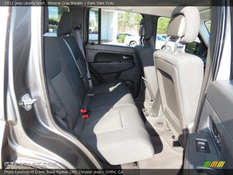 Mineral Gray Metallic / Dark Slate Gray 2012 Jeep Liberty Sport