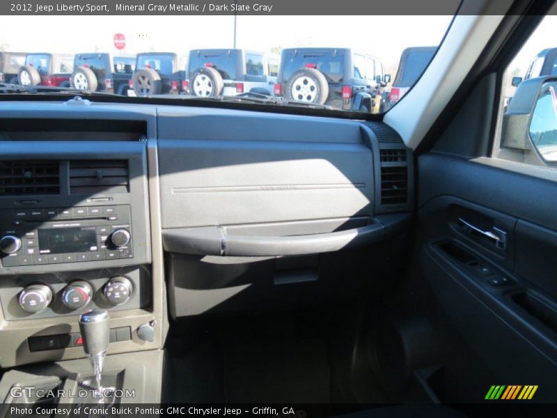 Mineral Gray Metallic / Dark Slate Gray 2012 Jeep Liberty Sport