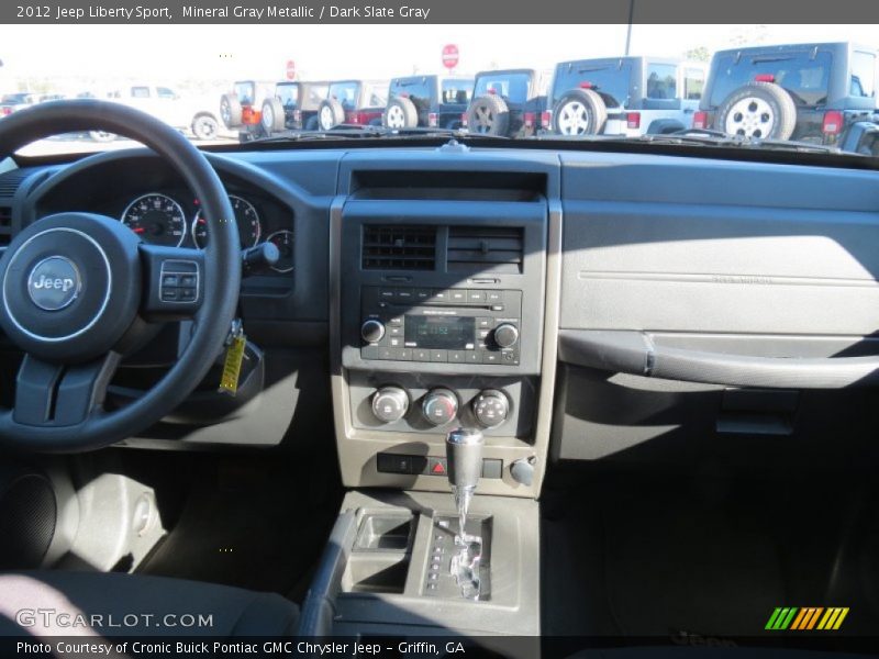 Mineral Gray Metallic / Dark Slate Gray 2012 Jeep Liberty Sport