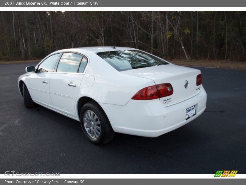 White Opal / Titanium Gray 2007 Buick Lucerne CX