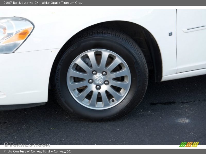 White Opal / Titanium Gray 2007 Buick Lucerne CX