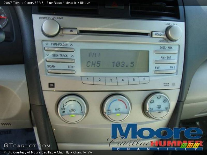 Blue Ribbon Metallic / Bisque 2007 Toyota Camry SE V6