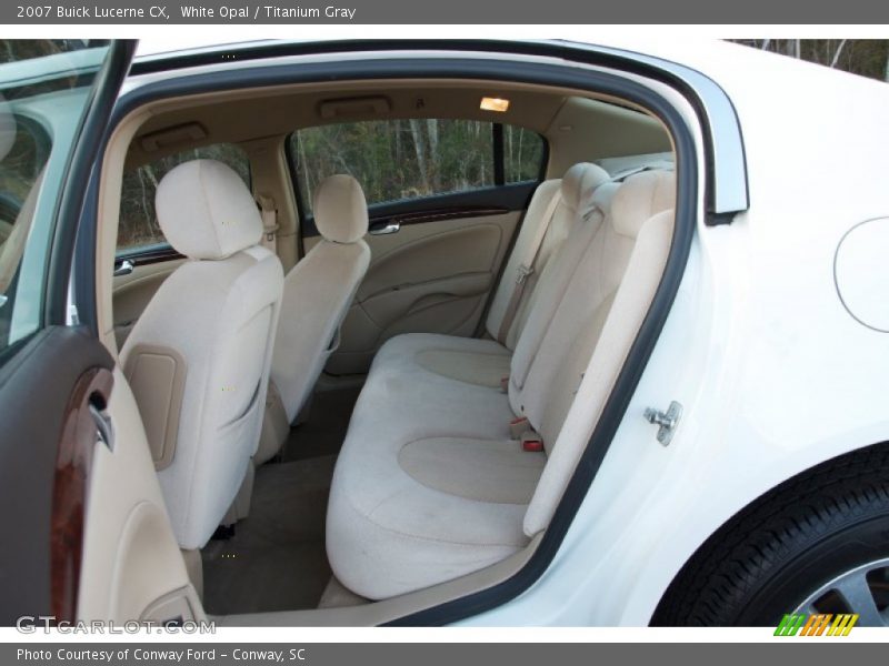 White Opal / Titanium Gray 2007 Buick Lucerne CX