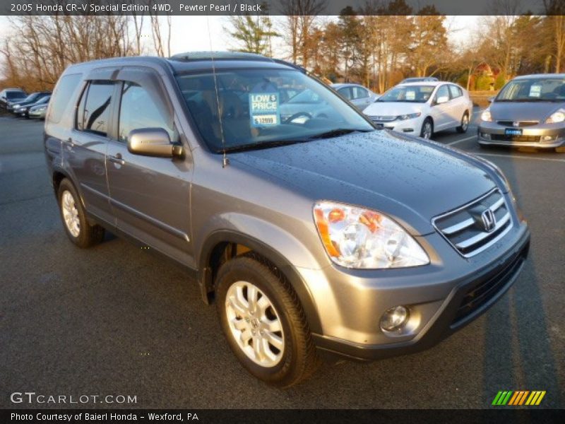Pewter Pearl / Black 2005 Honda CR-V Special Edition 4WD