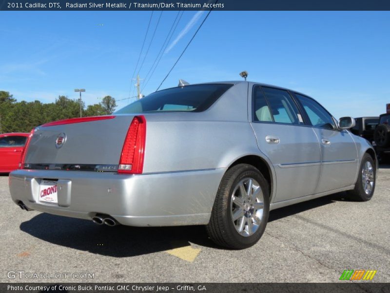 Radiant Silver Metallic / Titanium/Dark Titanium Accents 2011 Cadillac DTS