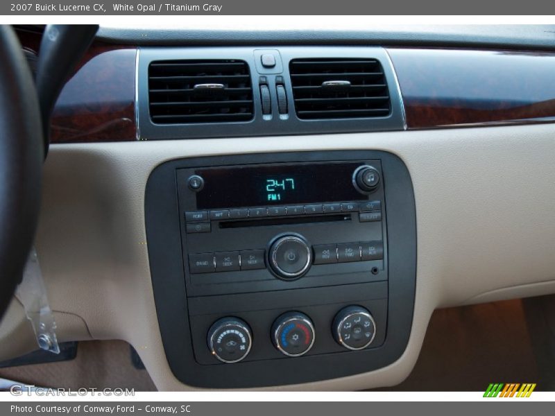 White Opal / Titanium Gray 2007 Buick Lucerne CX