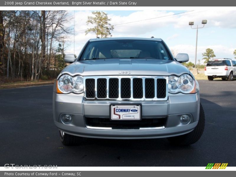 Bright Silver Metallic / Dark Slate Gray 2008 Jeep Grand Cherokee Overland