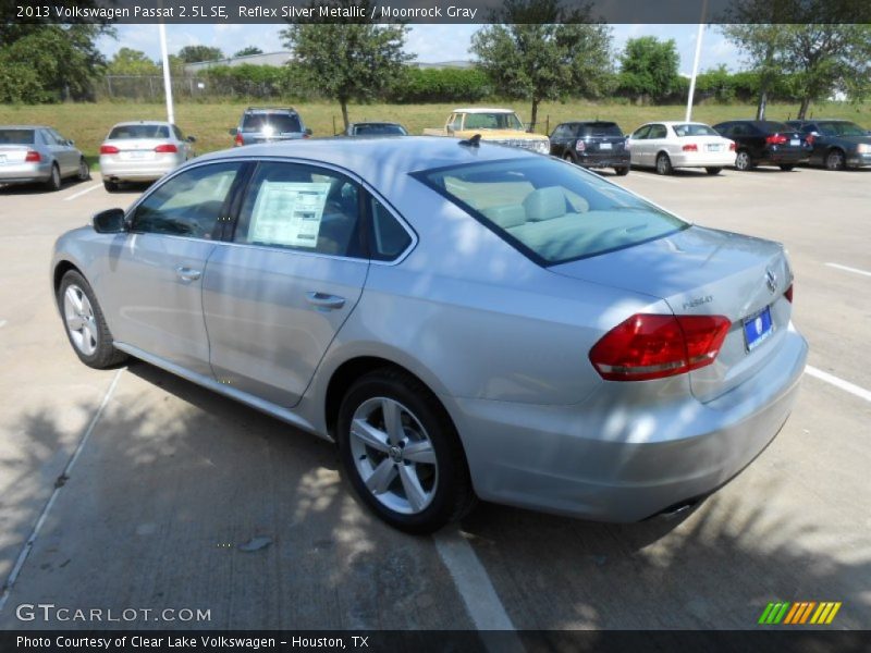Reflex Silver Metallic / Moonrock Gray 2013 Volkswagen Passat 2.5L SE