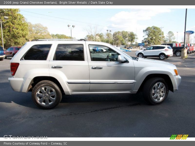 Bright Silver Metallic / Dark Slate Gray 2008 Jeep Grand Cherokee Overland