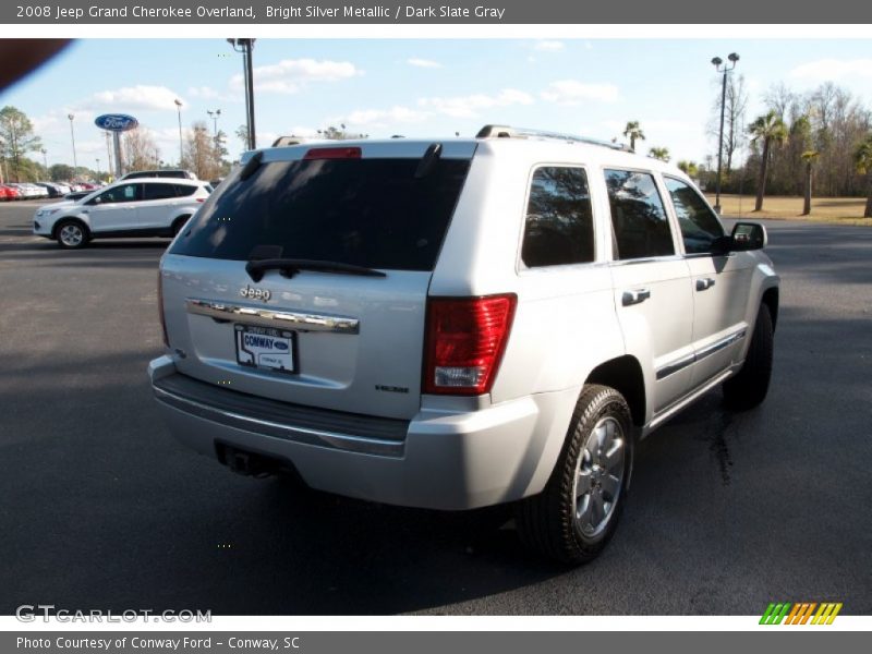 Bright Silver Metallic / Dark Slate Gray 2008 Jeep Grand Cherokee Overland