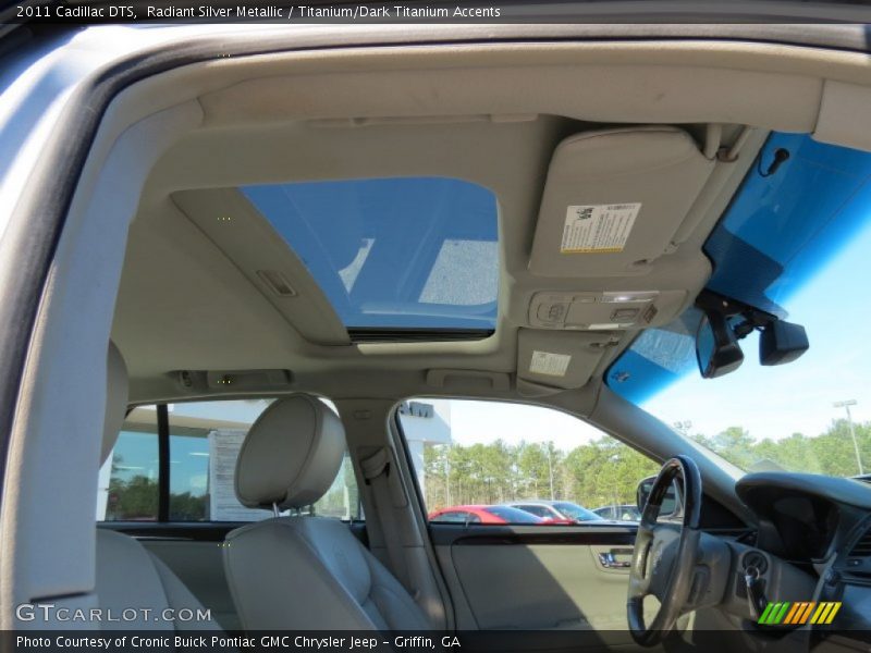 Radiant Silver Metallic / Titanium/Dark Titanium Accents 2011 Cadillac DTS